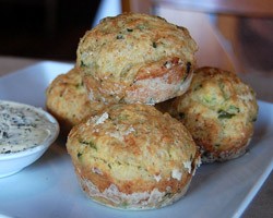Muffins feta courgettes